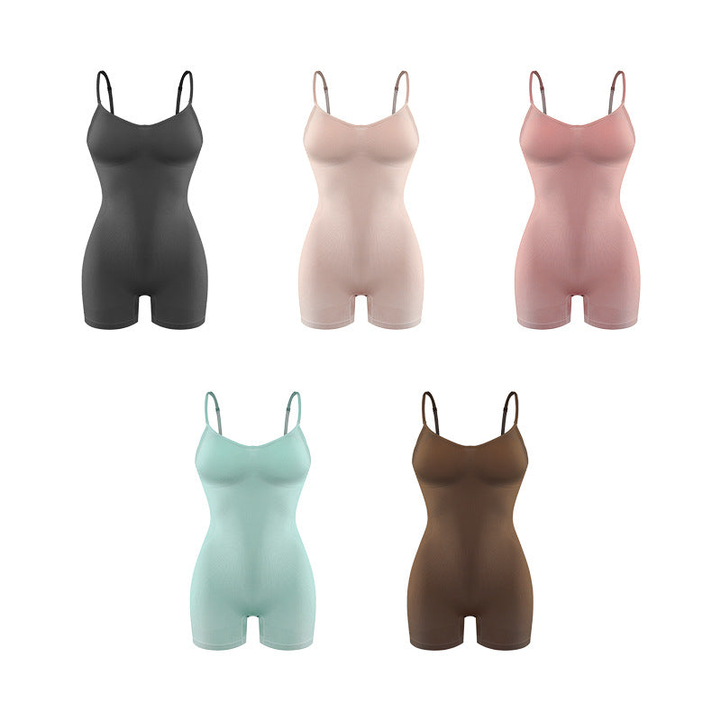 Hot selling seamless one-piece shapewear for women, with abdominal and hip lifting, tight fitting shaping underwear, slimming and body shaping corset