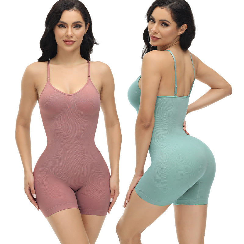 Hot selling seamless one-piece shapewear for women, with abdominal and hip lifting, tight fitting shaping underwear, slimming and body shaping corset