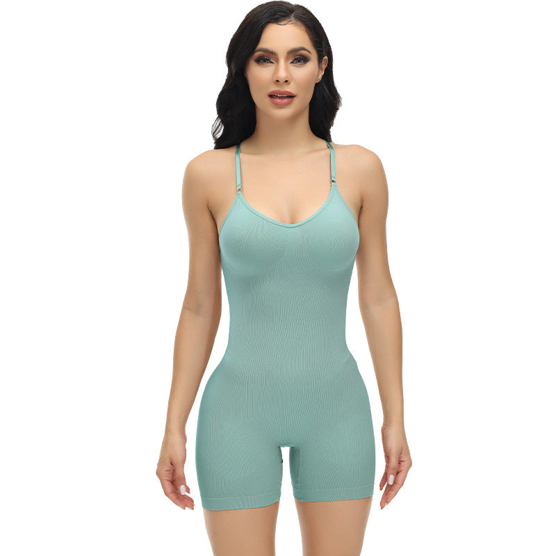 Hot selling seamless one-piece shapewear for women, with abdominal and hip lifting, tight fitting shaping underwear, slimming and body shaping corset